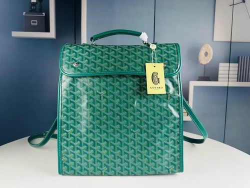 Goyard Large Backpack Women Men Luxury Coated Canvas