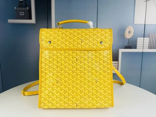 Goyard Large Backpack Women Men Luxury Coated Canvas