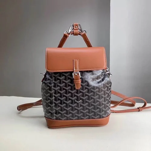 Goyard Large Backpack Women Men Luxury Coated Canvas