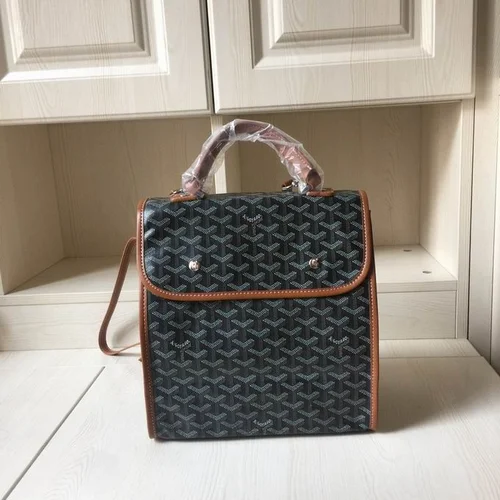 Goyard Large Backpack Women Men Luxury Coated Canvas