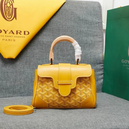 Goyard Messenger Bag Men Women Luxury Coated Canvas