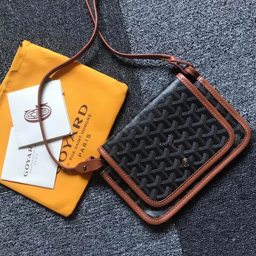 Goyard Messenger Bag Men Women Luxury Coated Canvas