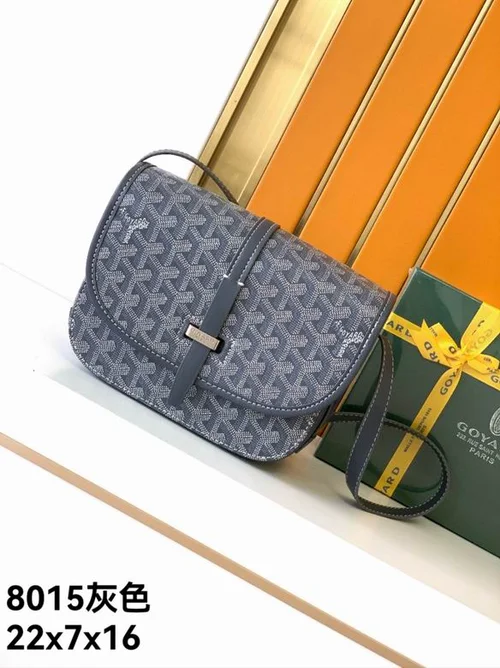 Goyard Messenger Bag Men Women Luxury Coated Canvas
