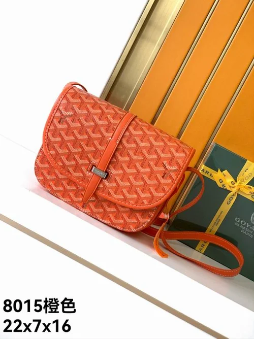 Goyard Messenger Bag Men Women Luxury Coated Canvas