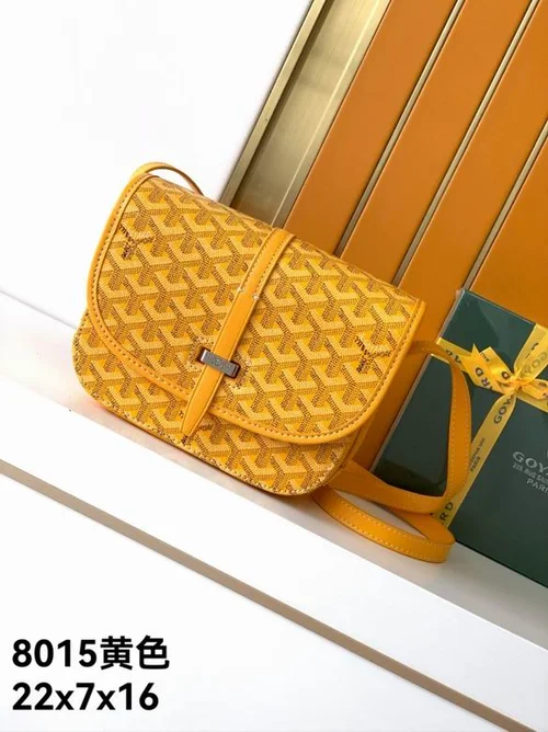 Goyard Messenger Bag Men Women Luxury Coated Canvas