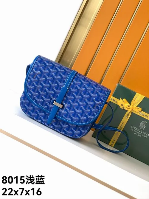 Goyard Messenger Bag Men Women Luxury Coated Canvas