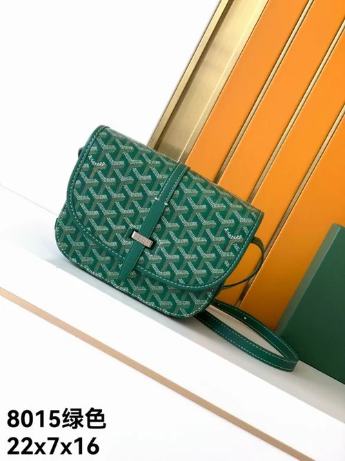 Goyard Messenger Bag Men Women Luxury Coated Canvas