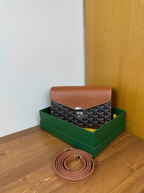 11 Goyard One Shoulder Bag Medium Women Luxury Coated Canvas