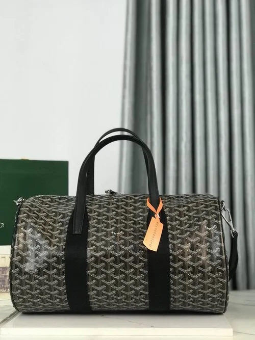 Goyard Original Travel Bag Authentic Coated Canvas Luxury