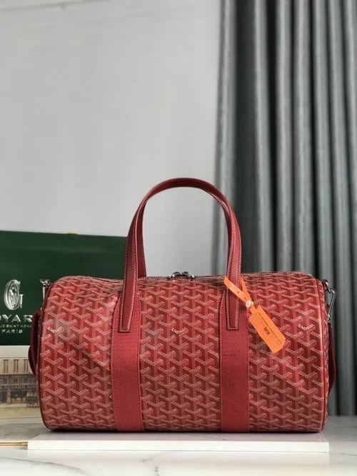 Goyard Original Travel Bag Authentic Coated Canvas Luxury