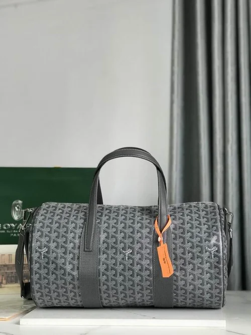 Goyard Original Travel Bag Authentic Coated Canvas Luxury