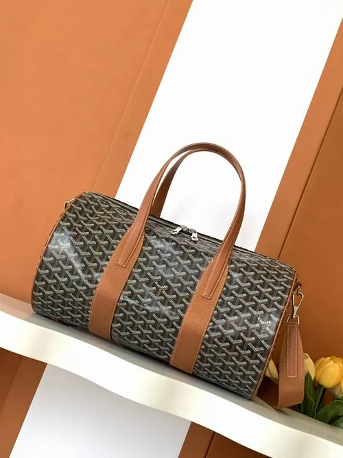 Goyard Original Travel Bag Authentic Coated Canvas Luxury