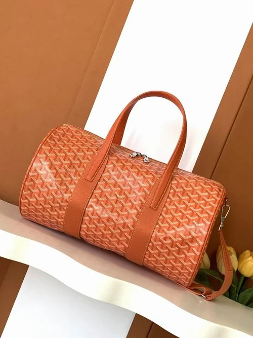Goyard Original Travel Bag Authentic Coated Canvas Luxury