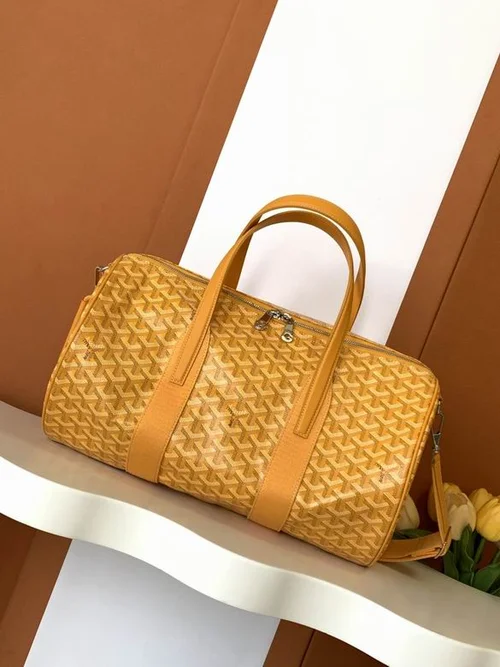 Goyard Original Travel Bag Authentic Coated Canvas Luxury