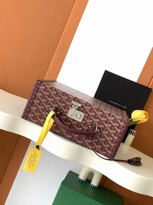 Goyard Original Suitcase Trolley Case Authentic Luxury