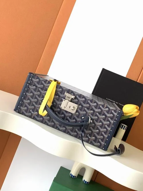 Goyard Original Suitcase Trolley Case Authentic Luxury