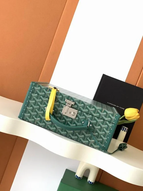 Goyard Original Suitcase Trolley Case Authentic Luxury