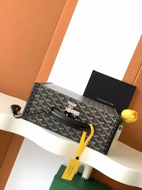 Goyard Original Suitcase Trolley Case Authentic Luxury