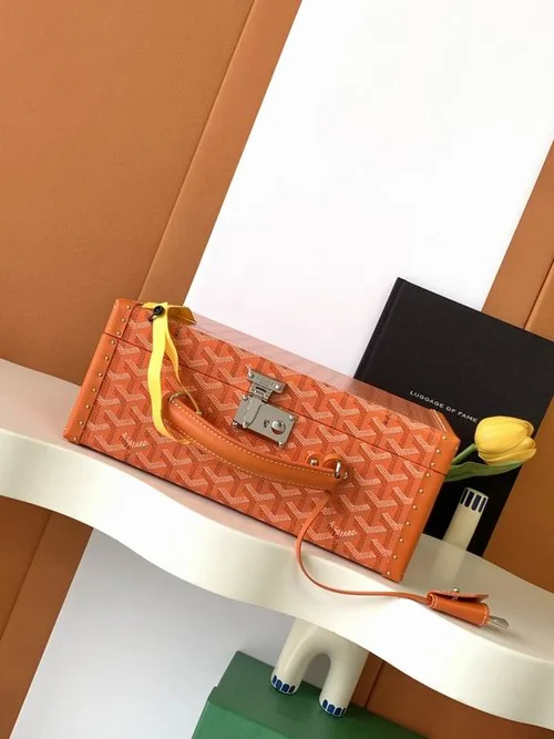 Goyard Original Suitcase Trolley Case Authentic Luxury