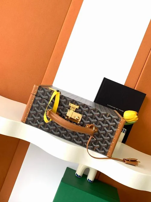 Goyard Original Suitcase Trolley Case Authentic Luxury