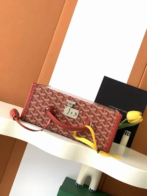 Goyard Original Suitcase Trolley Case Authentic Luxury