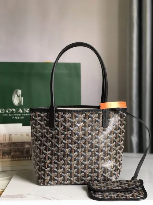 Goyard Original Shopping Tote Bag Authentic Coated Canvas