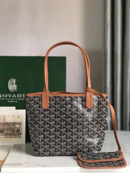 Goyard Original Shopping Tote Bag Authentic Coated Canvas