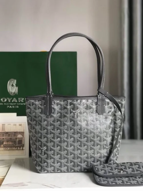 Goyard Original Shopping Tote Bag Authentic Coated Canvas