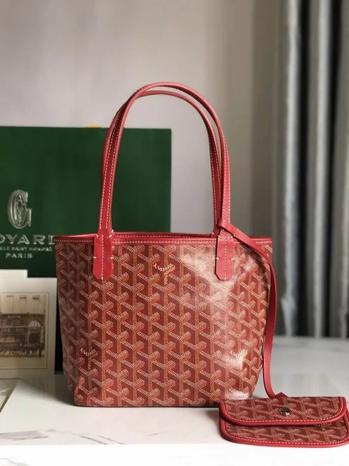 Goyard Original Shopping Tote Bag Authentic Coated Canvas
