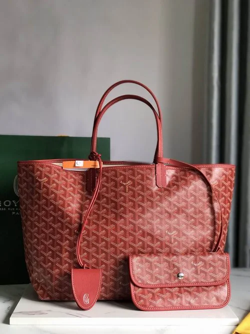 Goyard Original Shopping Tote Bag Authentic Coated Canvas