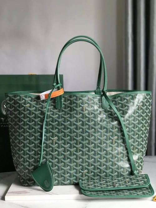 Goyard Original Shopping Tote Bag Authentic Coated Canvas