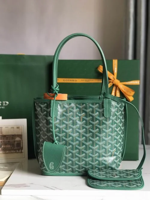 Goyard Original Shopping Tote Bag Authentic Coated Canvas