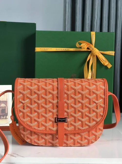 Goyard Original Postman Bag Authentic Coated Canvas Luxury