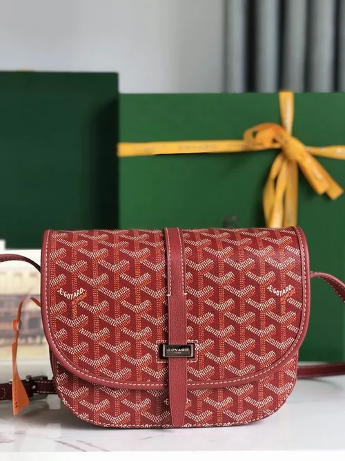 Goyard Original Postman Bag Authentic Coated Canvas Luxury