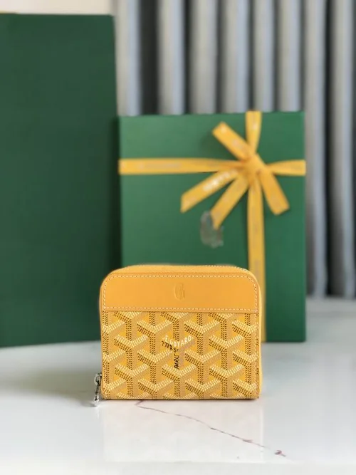 Goyard Original Wallet Authentic Coated Canvas Luxury