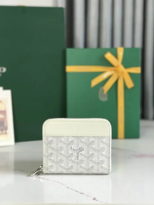 Goyard Original Wallet Authentic Coated Canvas Luxury