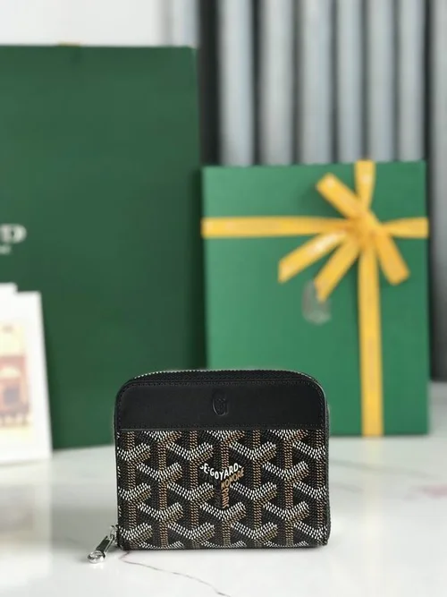 Goyard Original Wallet Authentic Coated Canvas Luxury