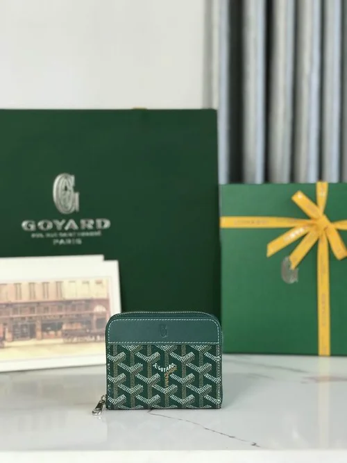 Goyard Original Wallet Authentic Coated Canvas Luxury