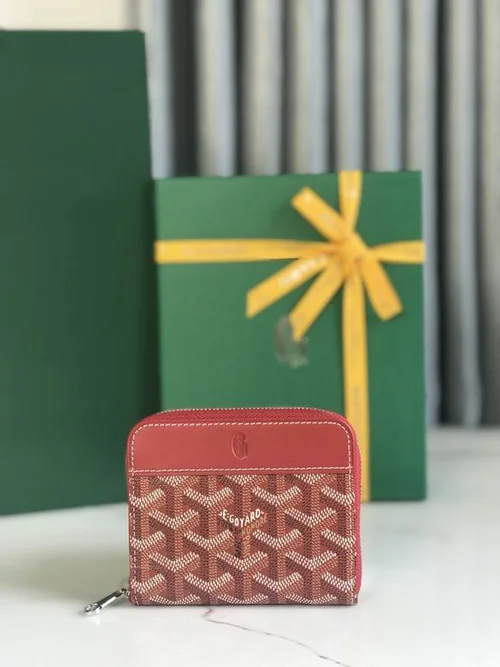 Goyard Original Wallet Authentic Coated Canvas Luxury
