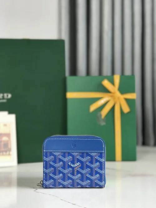 Goyard Original Wallet Authentic Coated Canvas Luxury