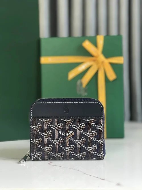 Goyard Original Wallet Authentic Coated Canvas Luxury