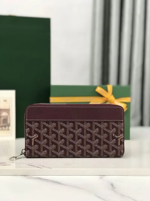 Goyard Original Wallet Authentic Coated Canvas Luxury