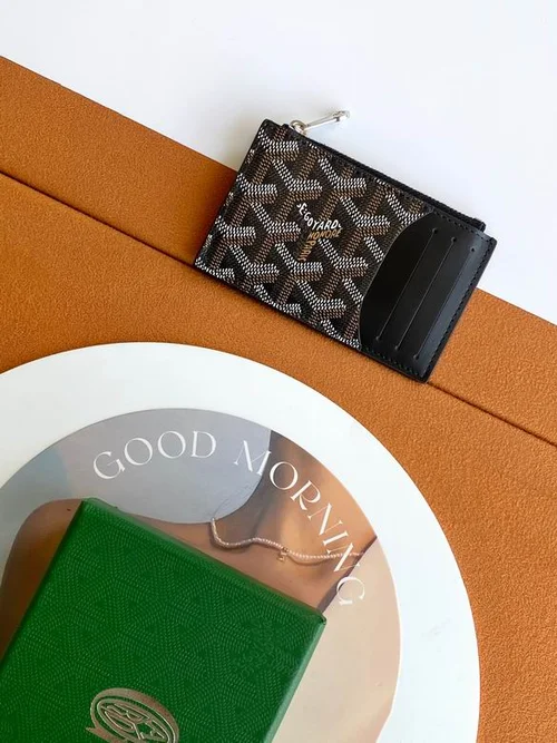 Goyard Original Wallet Authentic Coated Canvas Luxury