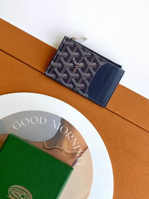 Goyard Original Wallet Authentic Coated Canvas Luxury