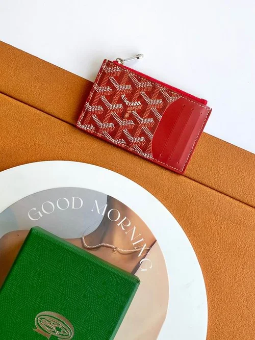 Goyard Original Wallet Authentic Coated Canvas Luxury