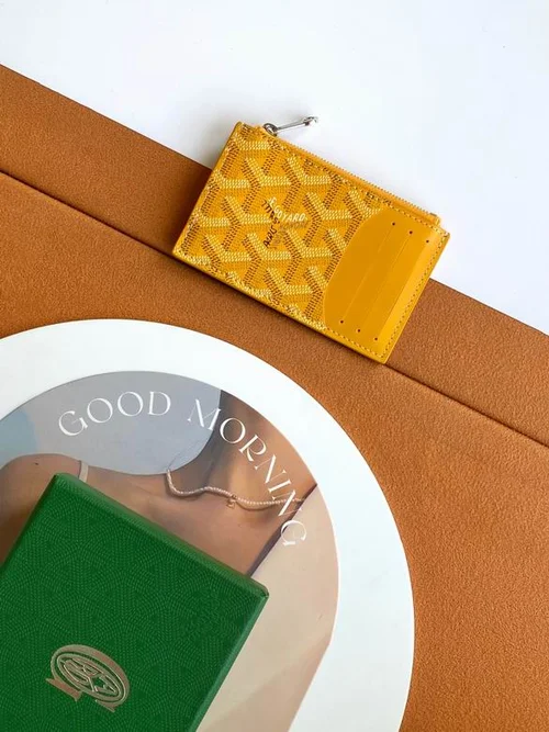 Goyard Original Wallet Authentic Coated Canvas Luxury