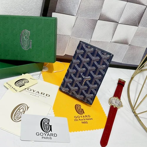Goyard Original Wallet Authentic Coated Canvas Luxury