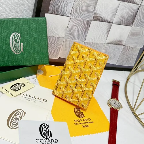 Goyard Original Wallet Authentic Coated Canvas Luxury