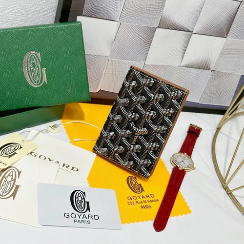 Goyard Original Wallet Authentic Coated Canvas Luxury