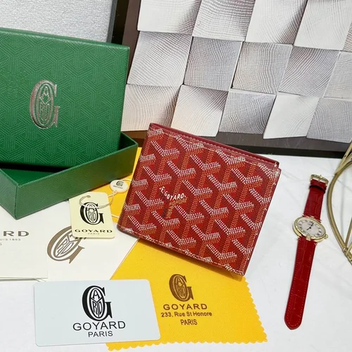 Goyard Original Wallet Authentic Coated Canvas Luxury